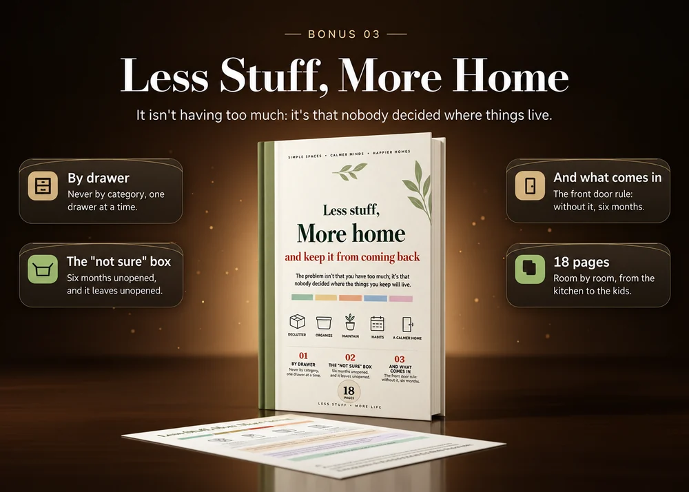 Less Stuff, More Home